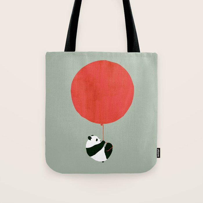 Traveling panda Tote Bag Gallery Image 1