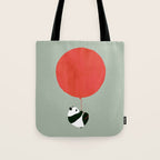 Traveling panda Tote Bag Gallery Image 1