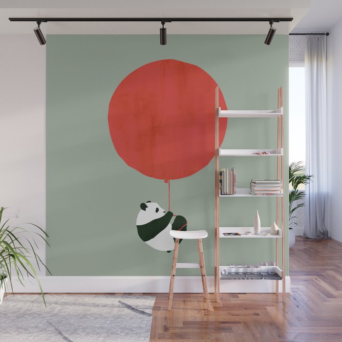 Traveling panda Wall Mural Gallery Image 1