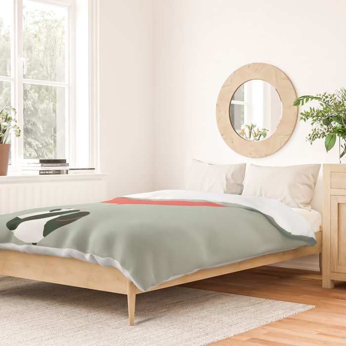 Traveling panda Duvet Cover Gallery Image 2