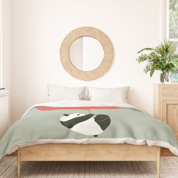 Traveling panda Duvet Cover Gallery Image 3