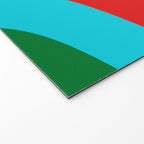 Retro Groove Vivid Mid Century Modern Abstract Pattern with Hot Pink Welcome Mat Gallery Image 2
