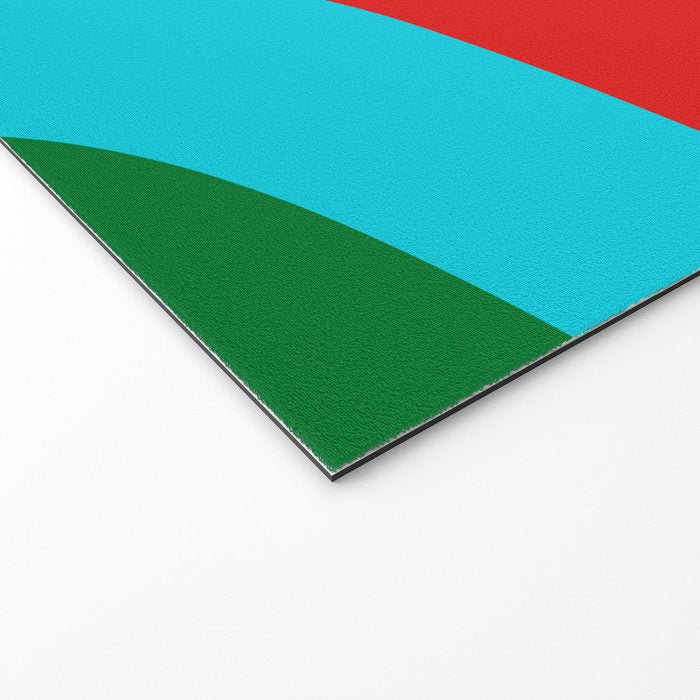 Retro Groove Vivid Mid Century Modern Abstract Pattern with Hot Pink Welcome Mat Gallery Image 2