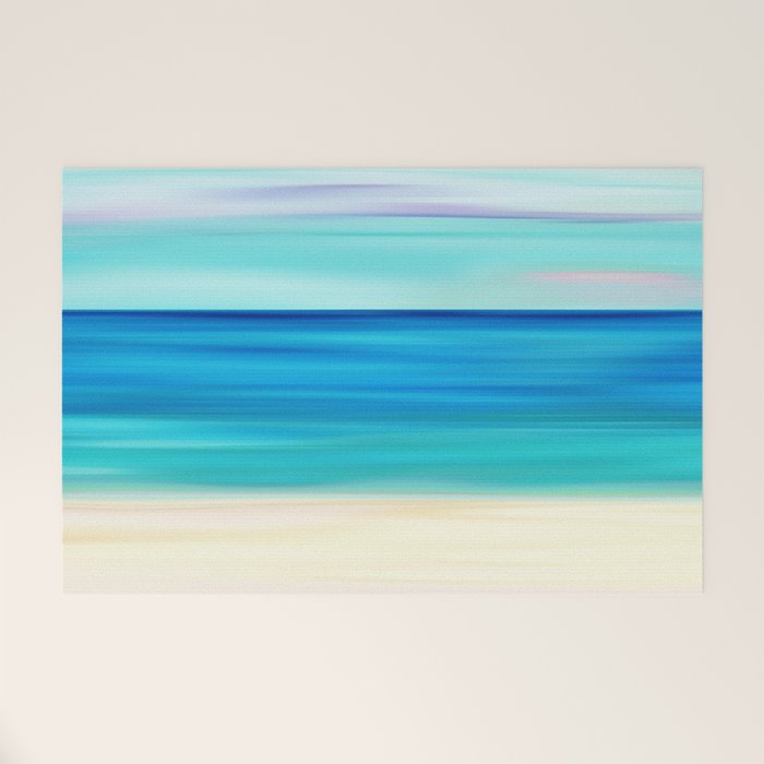Abstract Seascape 11 Welcome Mat Gallery Image 1