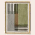 Black Green Brown Gray Bold Modern Artwork Serving Tray Gallery Image 1