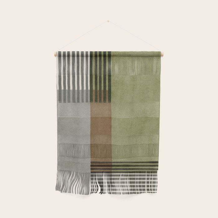 Black Green Brown Gray Bold Modern Artwork Wall Hanging Gallery Image 1