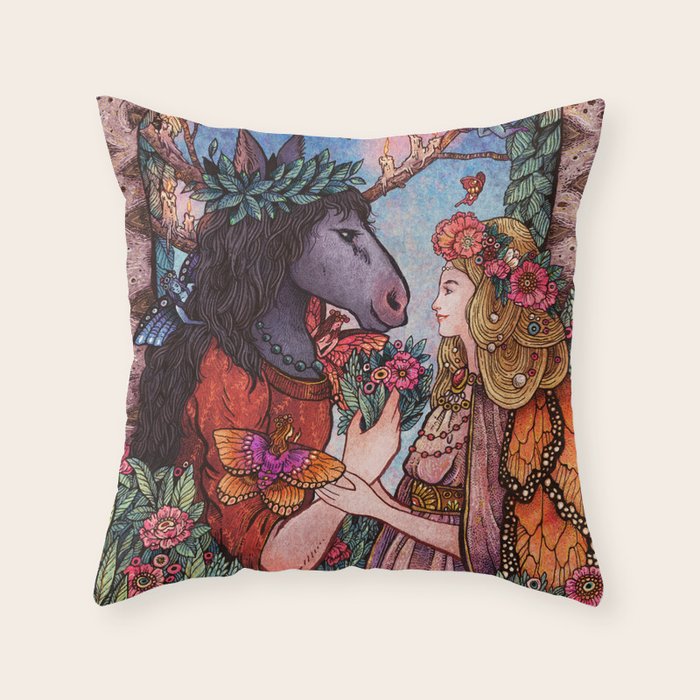 A Midsummer Nights Dream Throw Pillow Gallery Image 6