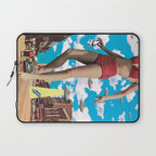 She's arrived (Giant woman & UFO) Laptop Sleeve Gallery Image 1