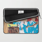 She's arrived (Giant woman & UFO) Laptop Sleeve Gallery Image 2
