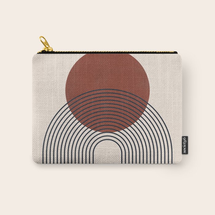 Minimal Geometric Shapes 151 Carry All Pouch Gallery Image 1