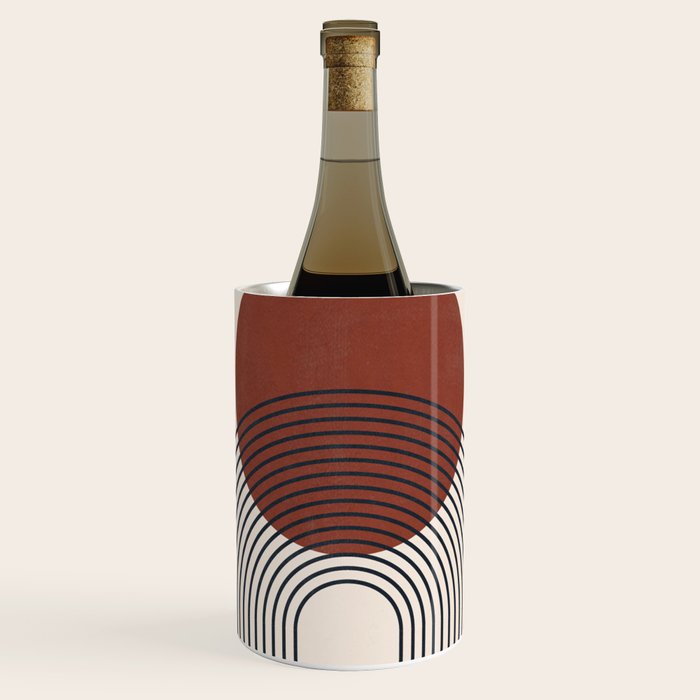 Minimal Geometric Shapes 151 Wine Chiller Gallery Image 1
