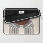 Minimal Geometric Shapes 151 Laptop Sleeve Gallery Image 2