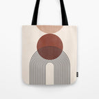 Minimal Geometric Shapes 151 Tote Bag Gallery Image 1