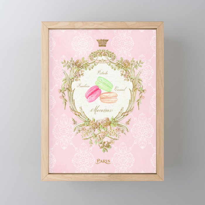 French Patisserie Macarons Mini Art Print Gallery Image 1