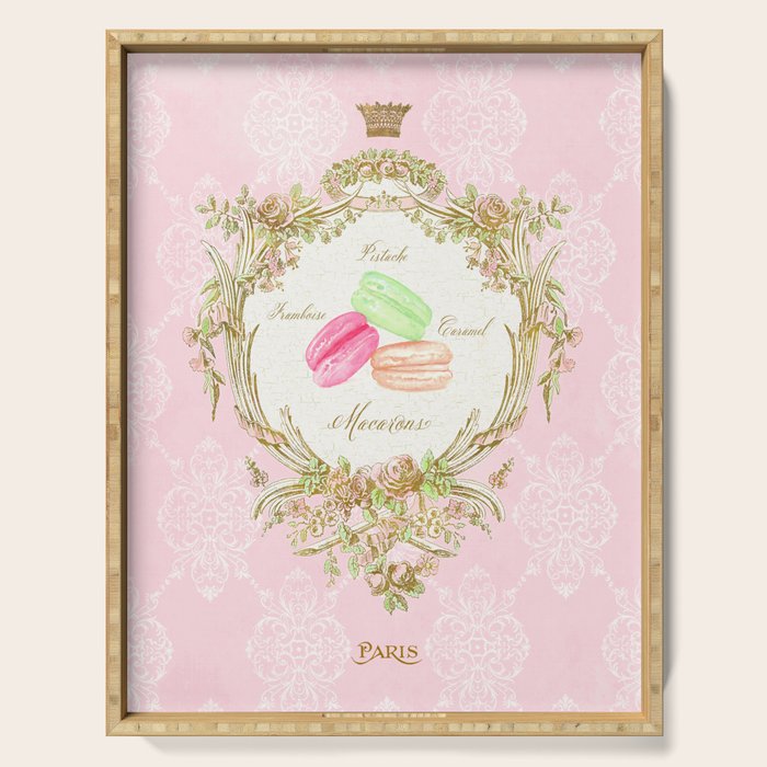 French Patisserie Macarons Serving Tray Gallery Image 1