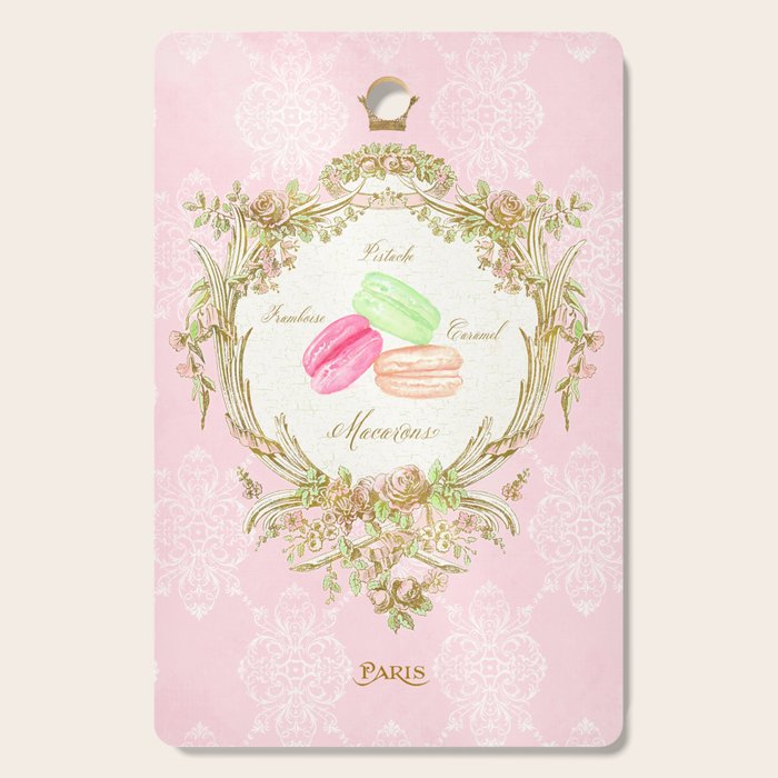 French Patisserie Macarons Cutting Board Gallery Image 1