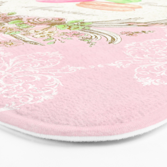 French Patisserie Macarons Bath Mat Gallery Image 3