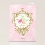 French Patisserie Macarons Stationery Card Gallery Image 2