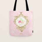 French Patisserie Macarons Tote Bag Gallery Image 1