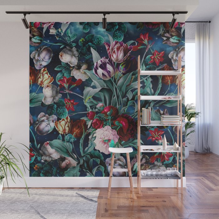 NIGHT FOREST X Wall Mural Gallery Image 1
