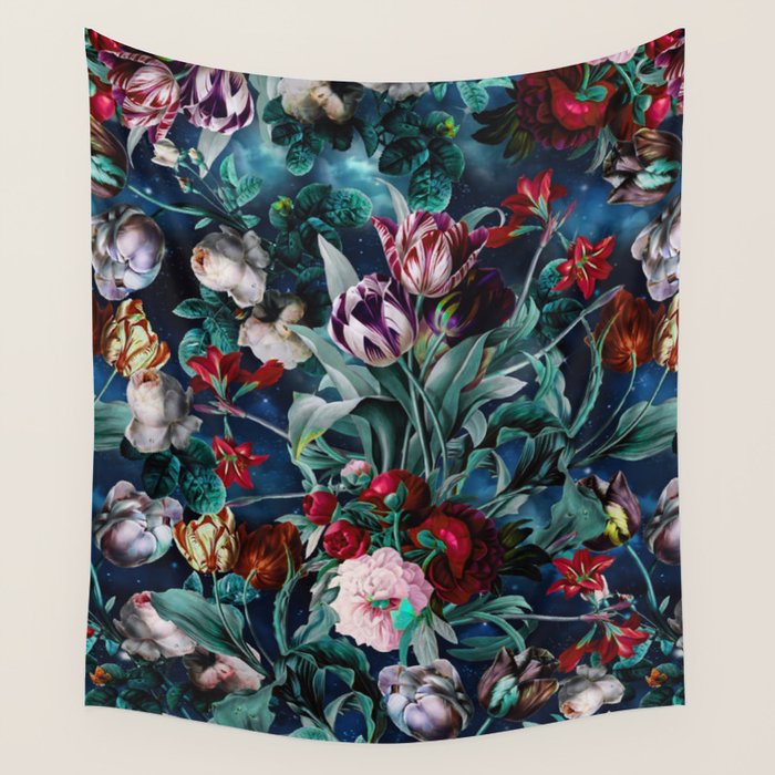 NIGHT FOREST X Wall Tapestry Gallery Image 1