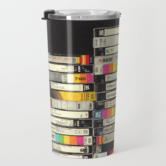 VHS Stack Travel Mug Gallery Image 3