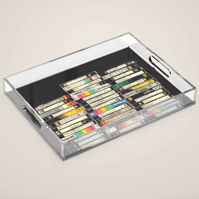 VHS Stack Acrylic Tray Gallery Image 1