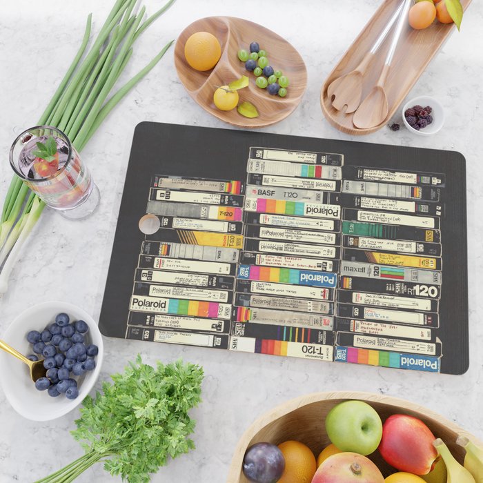 VHS Stack Cutting Board Gallery Image 2