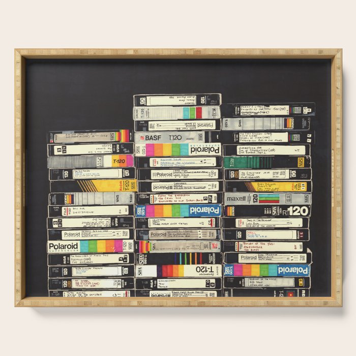 VHS Stack Serving Tray Gallery Image 1