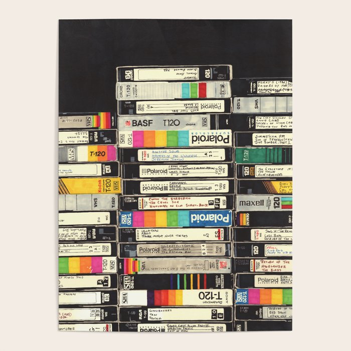 VHS Stack Poster Gallery Image 4
