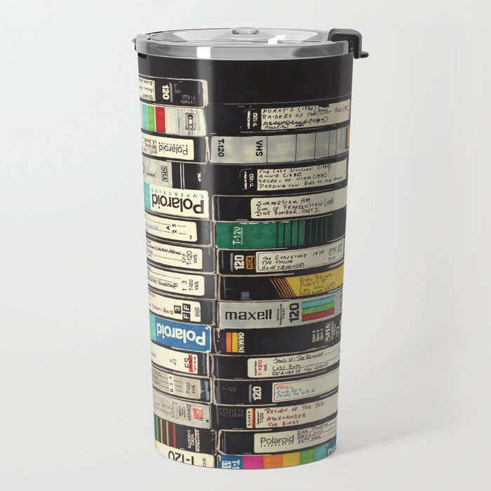 VHS Stack Travel Mug Gallery Image 2