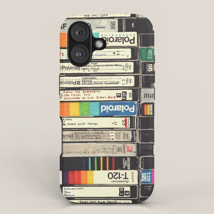 VHS Stack iPhone Case Gallery Image 1