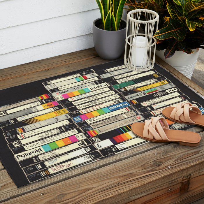 VHS Stack Outdoor Rug Gallery Image 2
