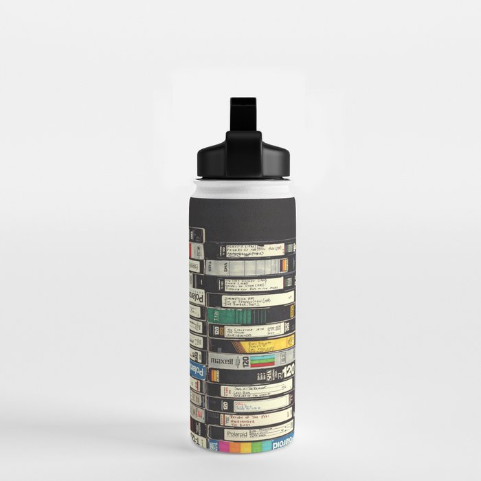 VHS Stack Water Bottle Gallery Image 2