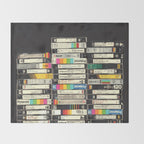 VHS Stack Throw Blanket Gallery Image 2