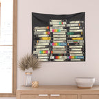 VHS Stack Wall Tapestry Gallery Image 2