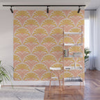 Abstract Dahlias Wall Mural Gallery Image 1