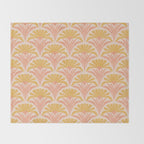 Abstract Dahlias Throw Blanket Gallery Image 2