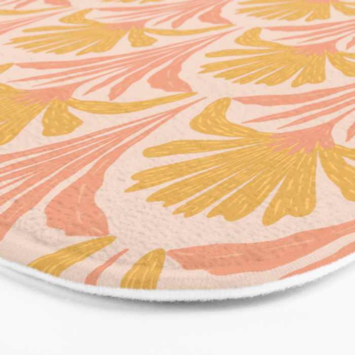 Abstract Dahlias Bath Mat Gallery Image 3