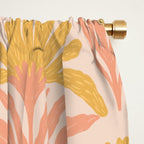 Abstract Dahlias Window Curtain Gallery Image 2