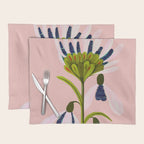 Snowdrop Trio on Blush Pink Placemat Gallery Image 1