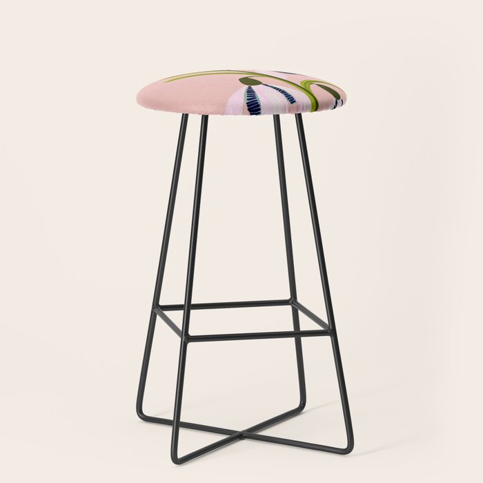 Snowdrop Trio on Blush Pink Stool Gallery Image 1
