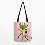 Snowdrop Trio on Blush Pink Tote Bag Gallery Image 2