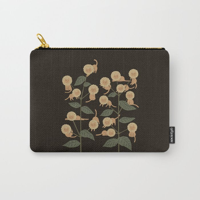 Cat and Plant 7: Catmouflage 2 Carry All Pouch Gallery Image 1