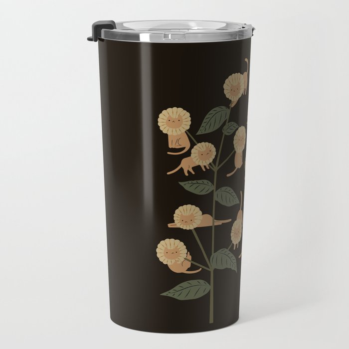 Cat and Plant 7: Catmouflage 2 Travel Mug Gallery Image 3