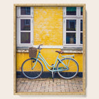 Bike and yellow Serving Tray Gallery Image 1