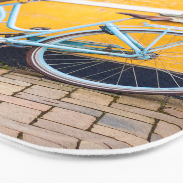 Bike and yellow Bath Mat Gallery Image 3