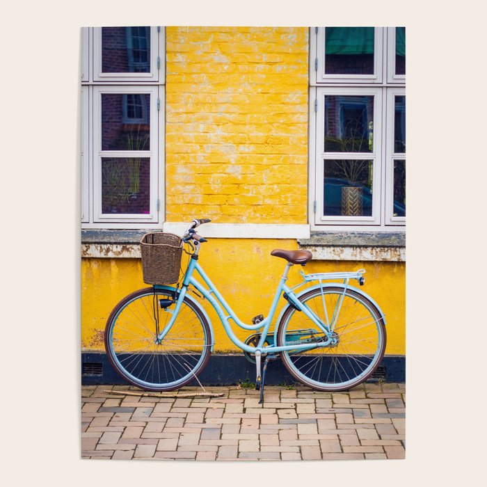 Bike and yellow Poster Gallery Image 4
