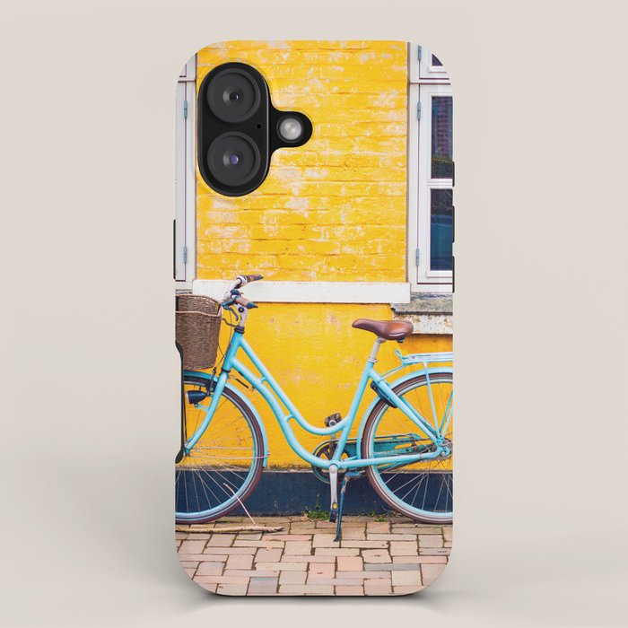 Bike and yellow iPhone Case Gallery Image 1