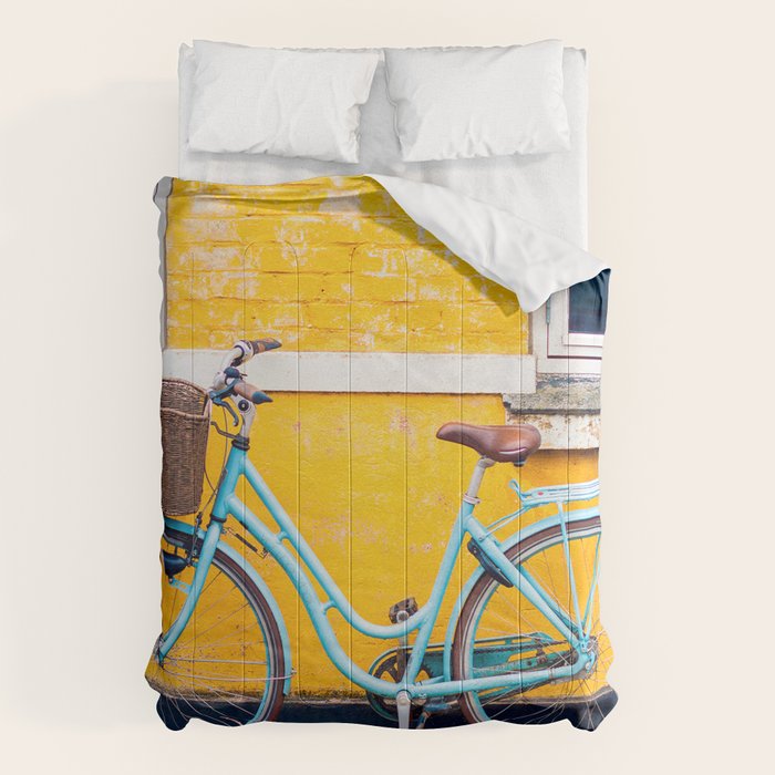Bike and yellow Comforter Gallery Image 6